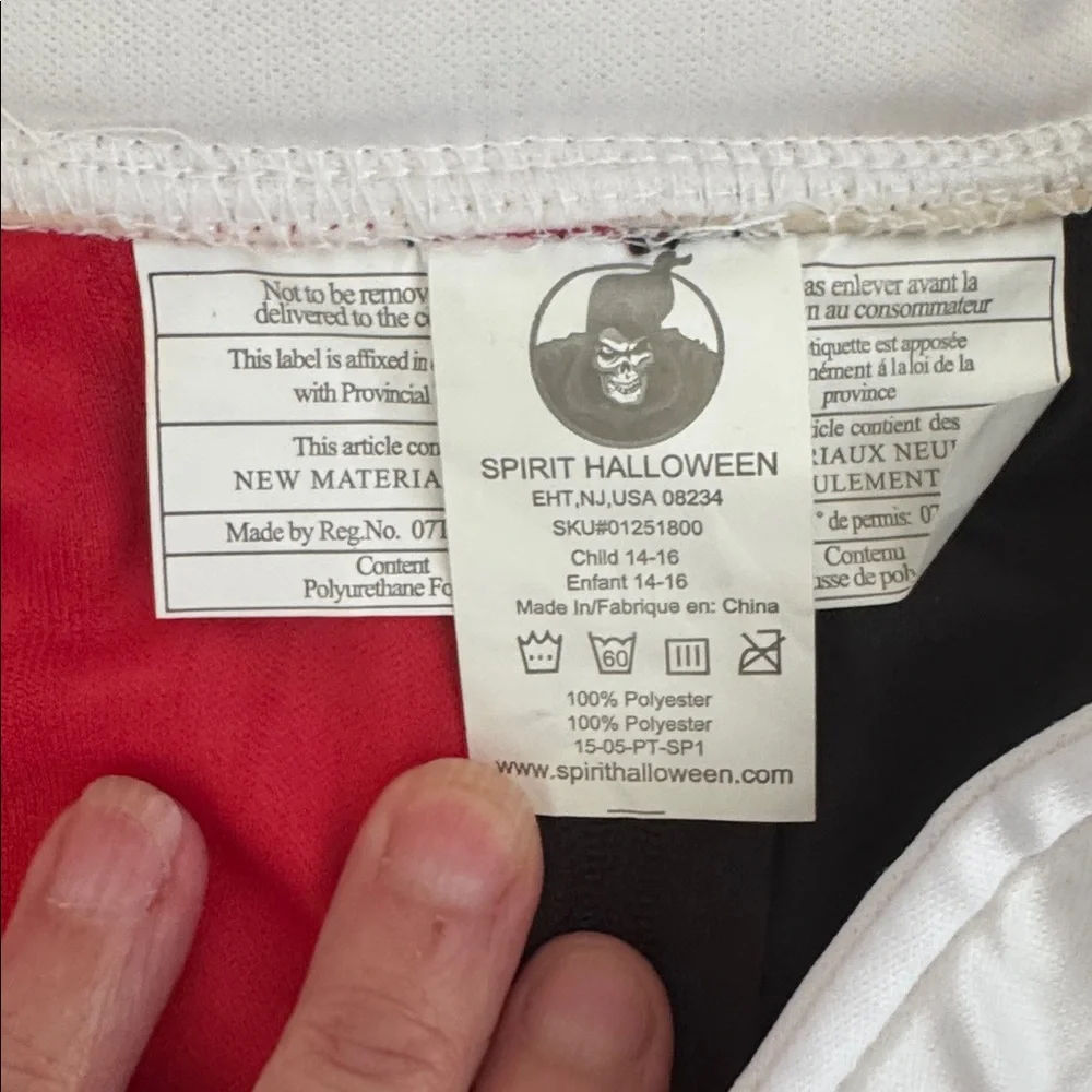 Queen of Hearts Teen XL 4 Piece Costume Dress Halloween Cosplay Disney Villain - Picture 4 of 10